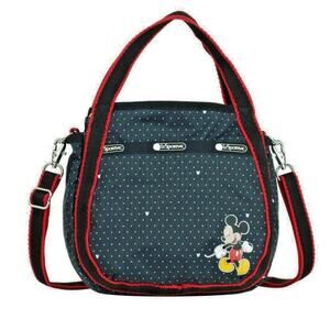 NWT LeSportsac Disney Mickey Dot Pattern 2 Way Shoulder Bag Small Jenni Limited